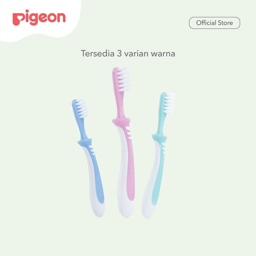 Castle - Pigeon Baby Training Toothbrush Set - Sikat Gigi Bayi Lesson 1 2 3