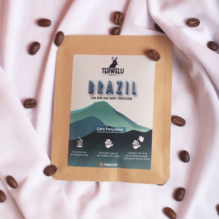 

Terwelu Edisi Nusantara Brazil ( Easy Drip coffee )