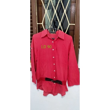 Kemeja wanita Preloved (Bekas) merk point one size L