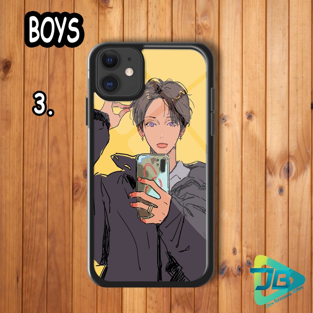 HARDCASE 2D GLOSSY BOYS REALME C11 C12 C15 NARZO 10A 5 Q 6 NARZO 20 7 7I C17 PRO JB3883