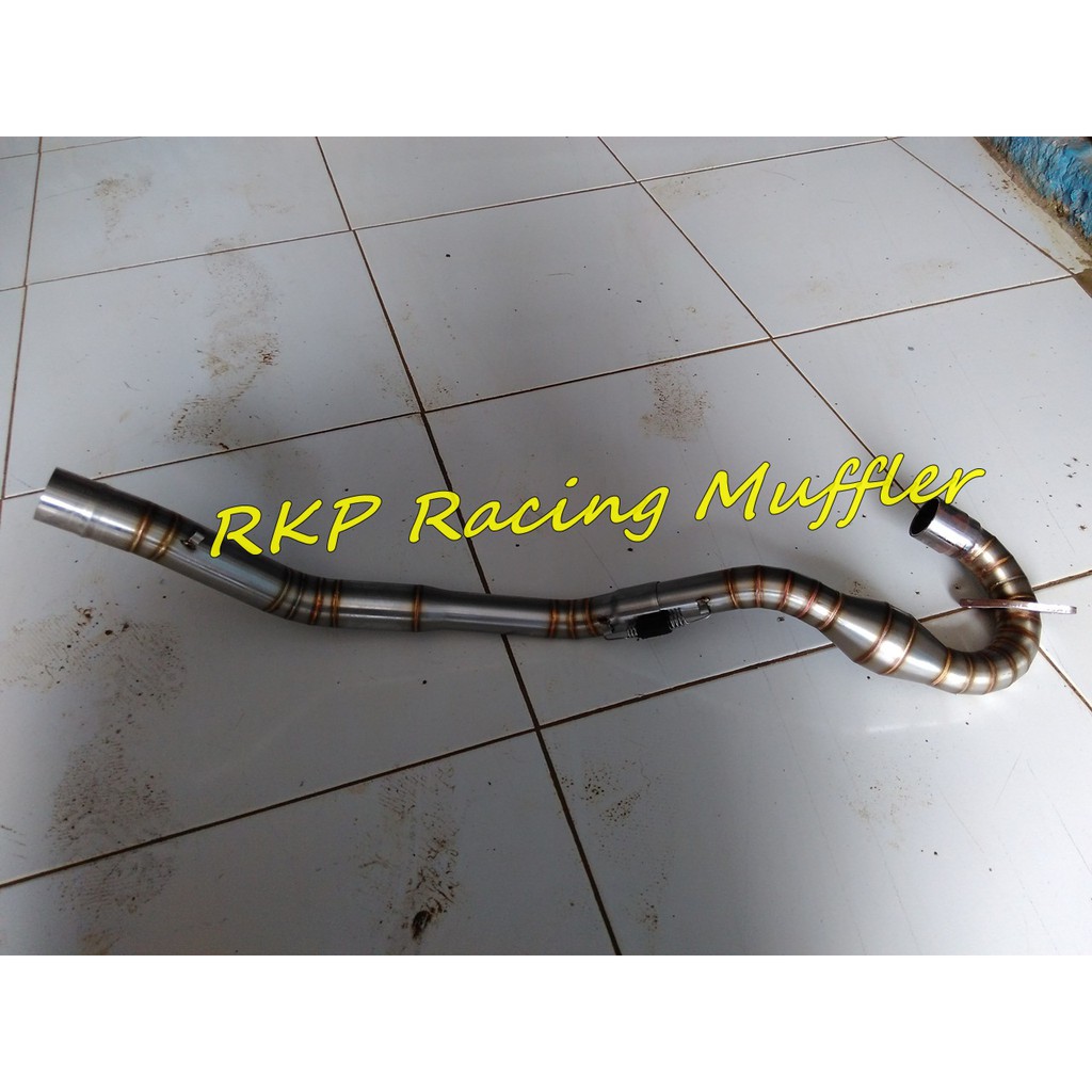 Leher / header / pipa knalpot racing stainless steel untuk motor CRF150L - CRF 150 L