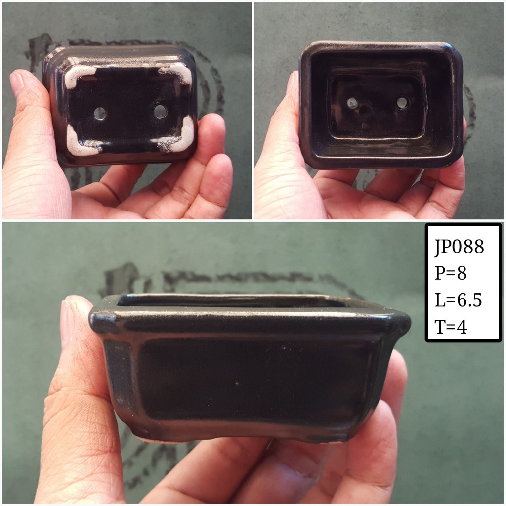 Pot Keramik Persegi Panjang JP088