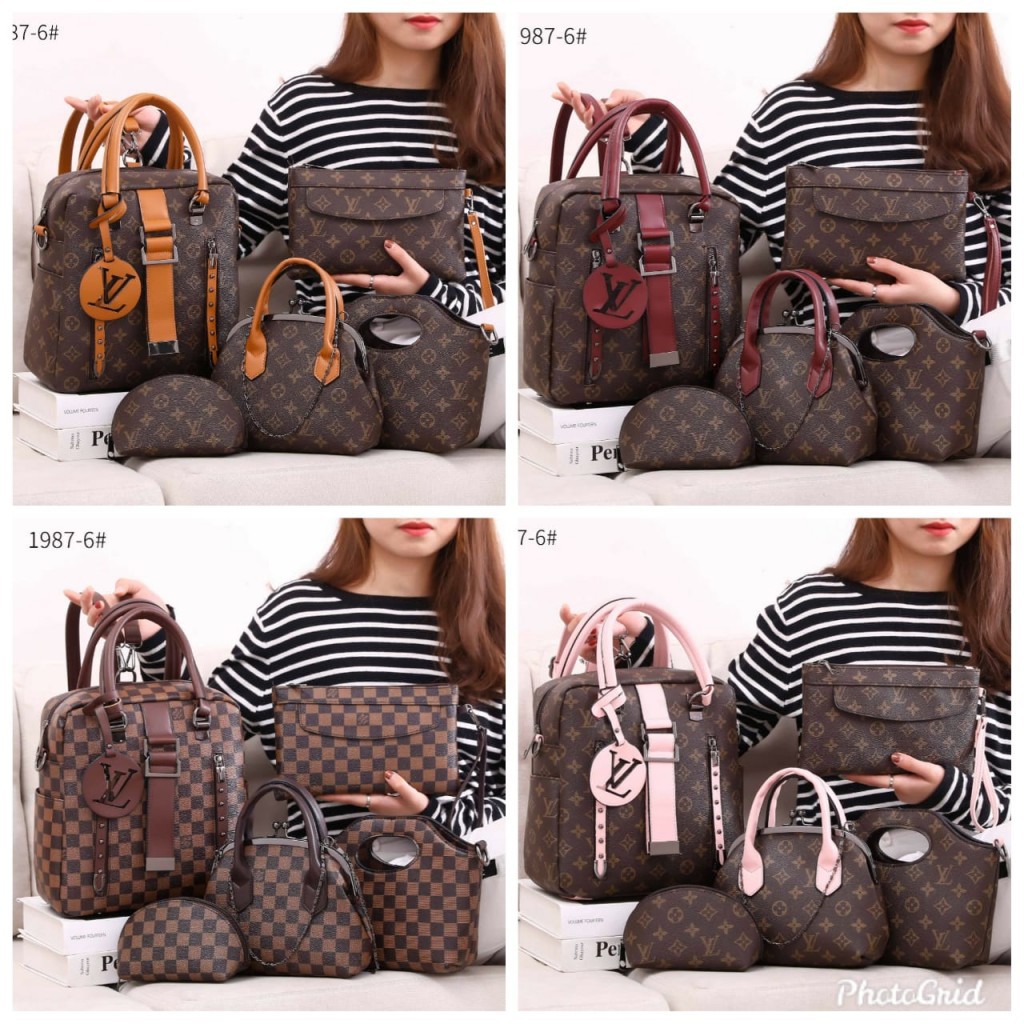 Tas Louis Vuitton Backpack Multifungsi 5in1 1987-6  TYU 79 16  batam impor original fashion branded