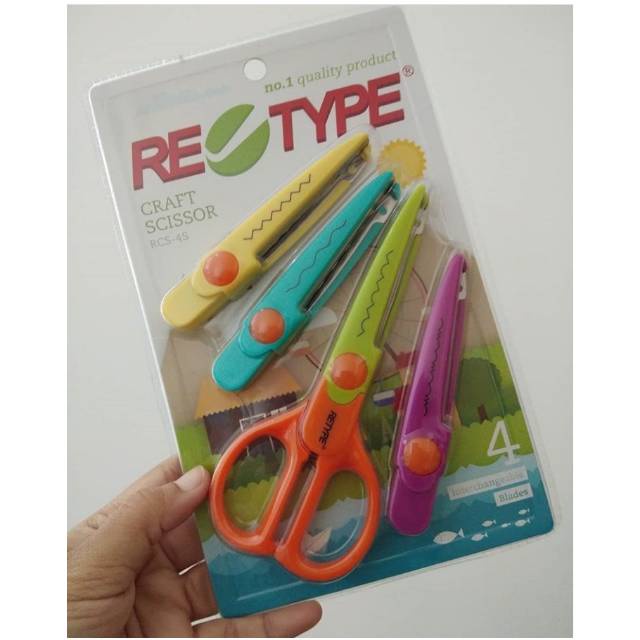 

HJK RE-TYPE Craft Scissors Set isi 4 RCS-4S