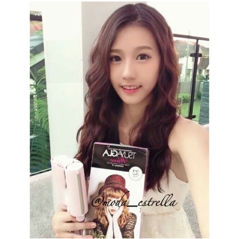 CATOK TSUYAGLA WAVE ORIGINAL JAPAN MERMAID CURL / CATOK WAVE 3 BARREL / CATOK RAMBUT WAVY GELOMBANG / CATOK RAMBUT OMBAK / TSUYAGLA ORIGINAL / CATOK WAVE GELOMBANG WAVY HAIR JAPAN HAIR / CATOK KERITING BESAR / CATOK GELOMBANG BESAR / CATOK KERITING KECIL