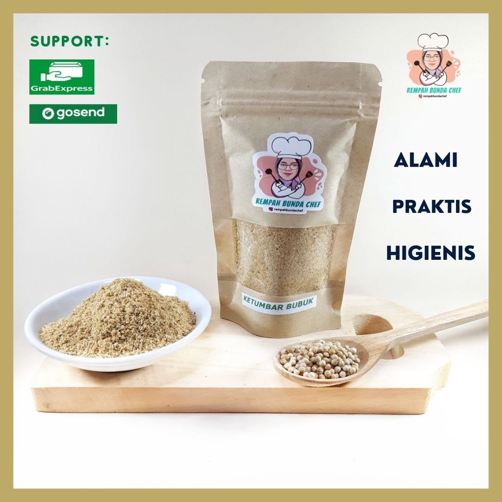 

Rempah Bumbu Dapur Bahan Masakan Ketumbar Bubuk Halus Premium 50 Gram