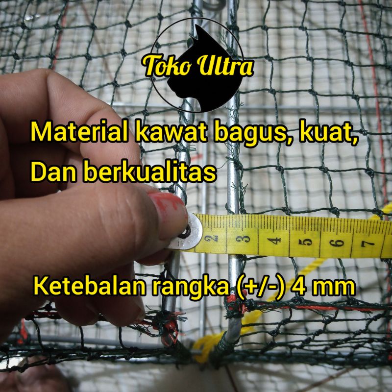 BUBU JEBAKAN KEPITING JUMBO / BUBU LIPAT / JEBAKAN RAJUNGAN / BUBU 2 PINTU / JEBAKAN IKAN / PERANGKAP KEPITING / PERANGKAP RAJUNGAN / PERANGKAP IKAN / BUBU KOTAK / JEBAKAN KOTAK / BUKU KOTAK / JEBAKAN LIPAT