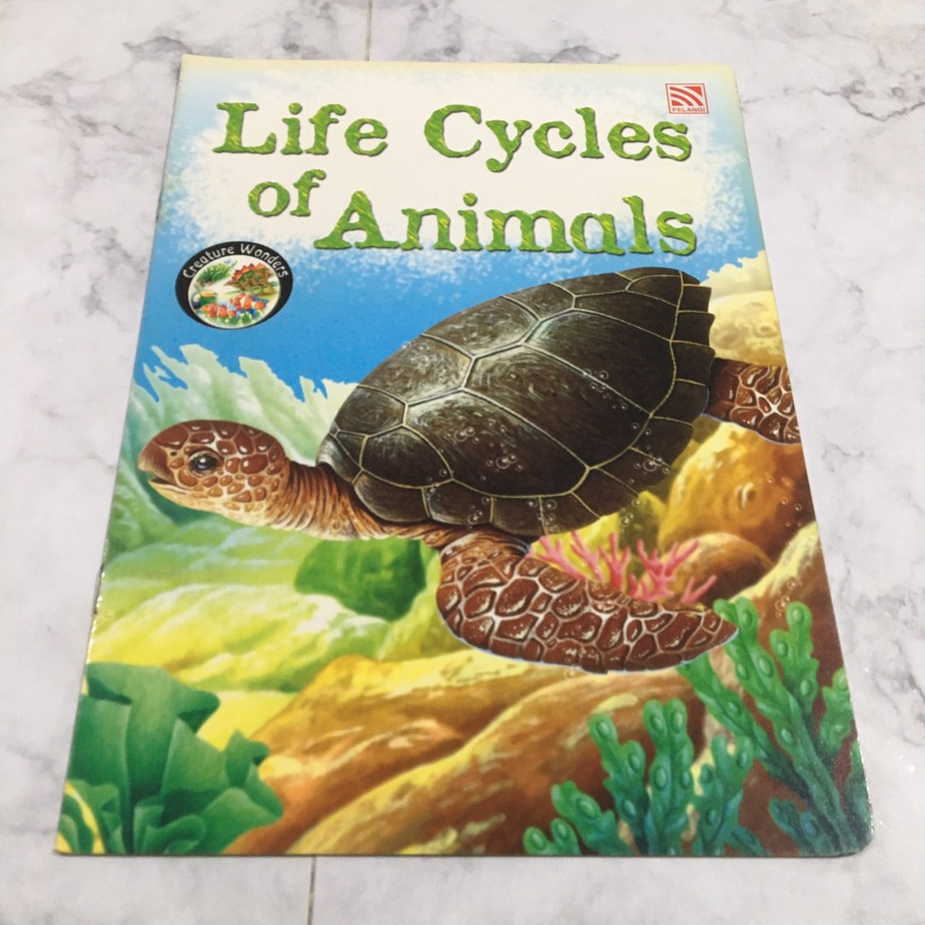 life cycle of animals / buku pengetahuan anak inggris / siklus kehidupan hewan / learning book / act