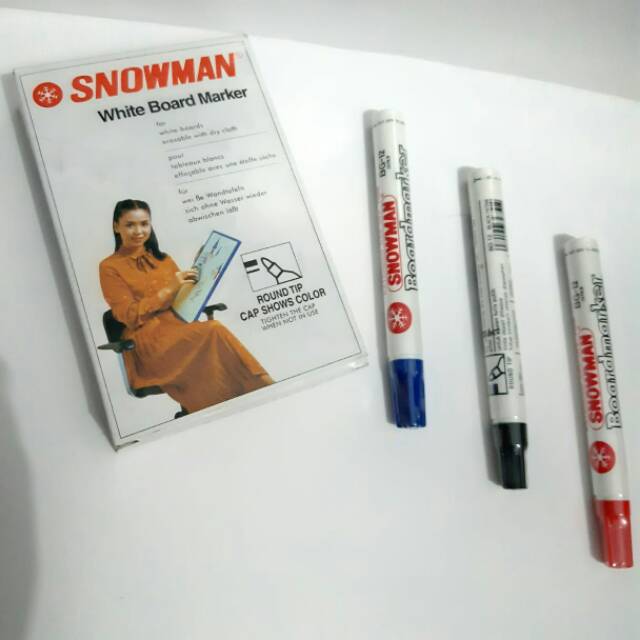 

Spidol Whiteboard Snowman BG-12