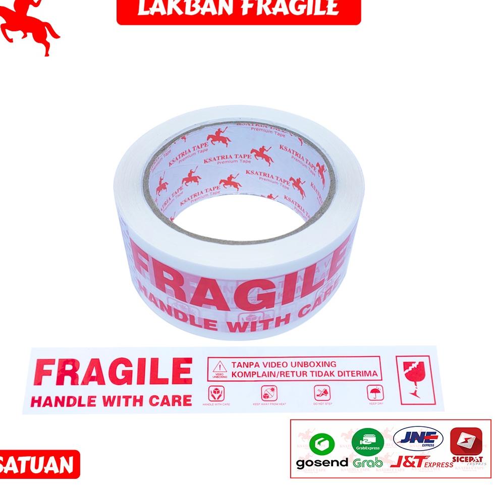 

(A1A2) ★ Lakban OPP Tape / Lakban Fragile KSATRIA Tape 45mm x 80 Yard //Stok@melimpah