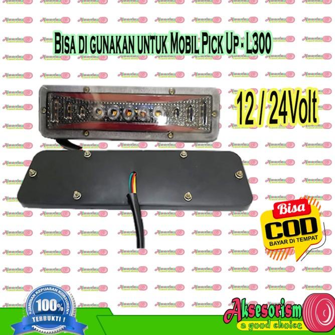 Lampu Stoplamp Rem Led Mobil Stop Sein Belakang Strobo Truk Sen St1225