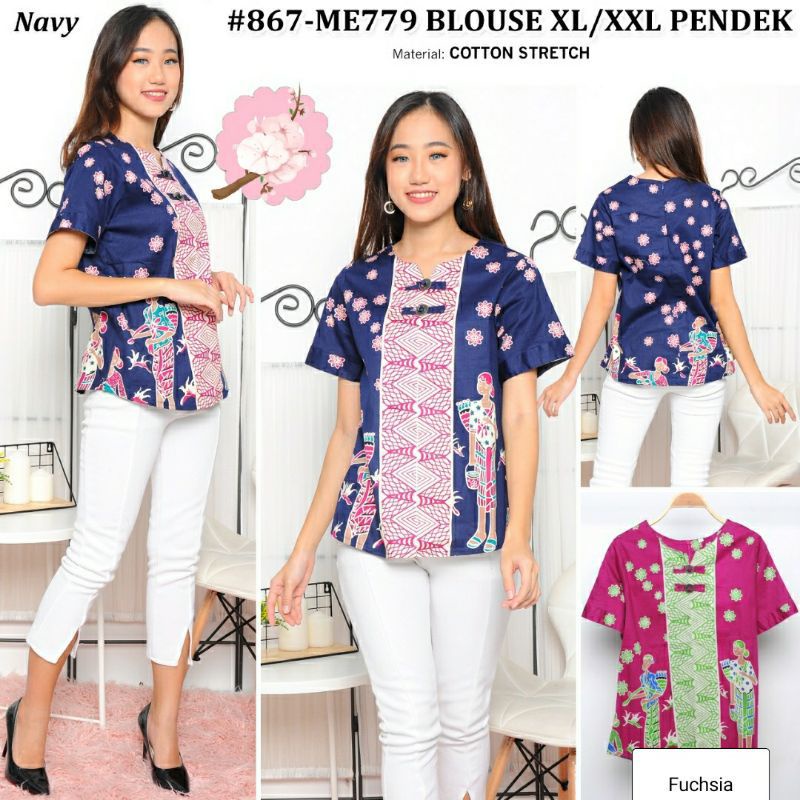 atasan batik cantik