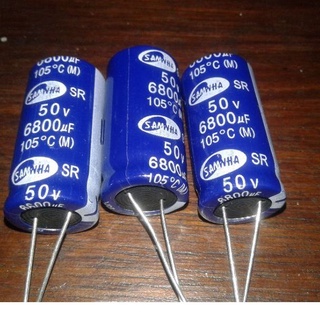 Elco 6800uf 50v Speaker Aktif Huper Kapasitor Audio Capacitor 6800 50v Shopee Indonesia