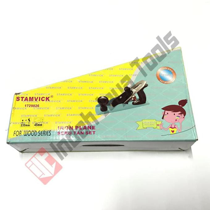 Baru Alat Serut Kayu Manual Stamvick - Alat Ketam Sugu Iron Plane Set Ori
