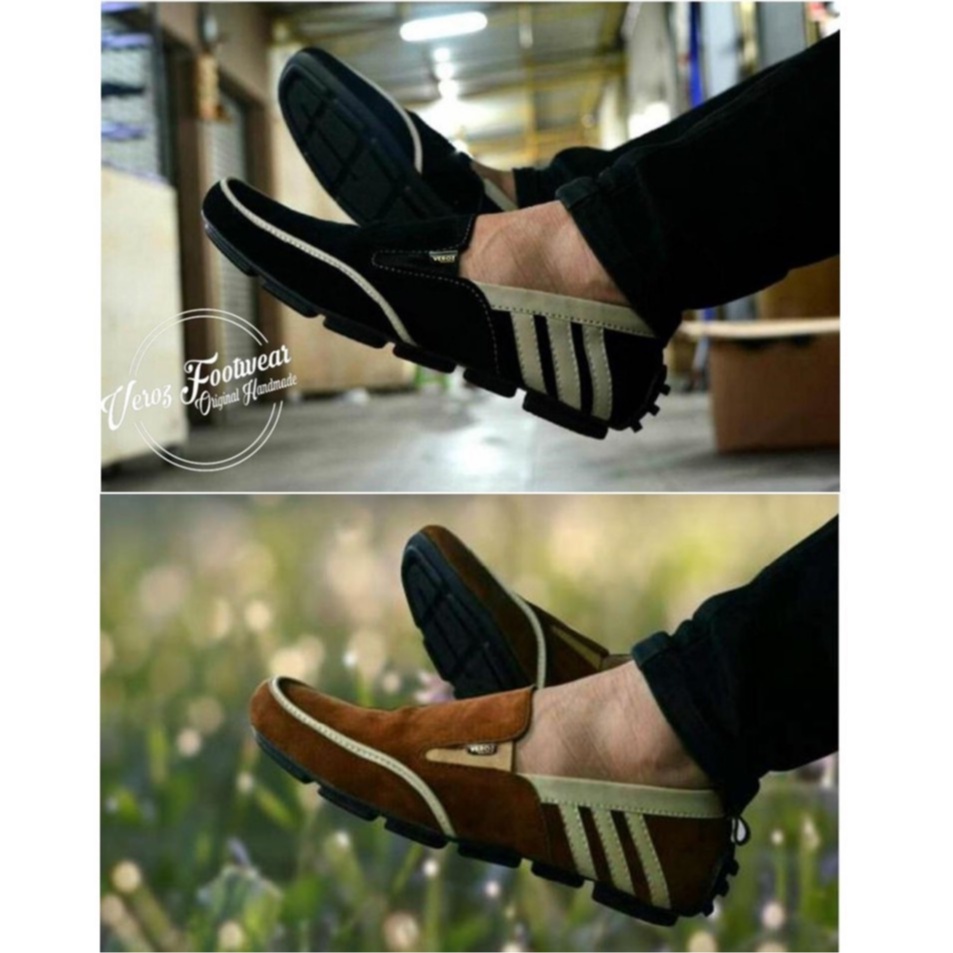 Sepatu Slop Pria Adidas Dembele Sepatu Slip On Pria Casual Formal kerja Santai