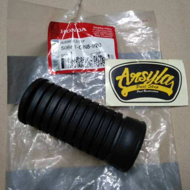 KARET KUSTEP RUBBER STEP ORIGINAL HONDA  GRAND KIRANA PRIMA STAR LEGENDA C70 C700 DLL