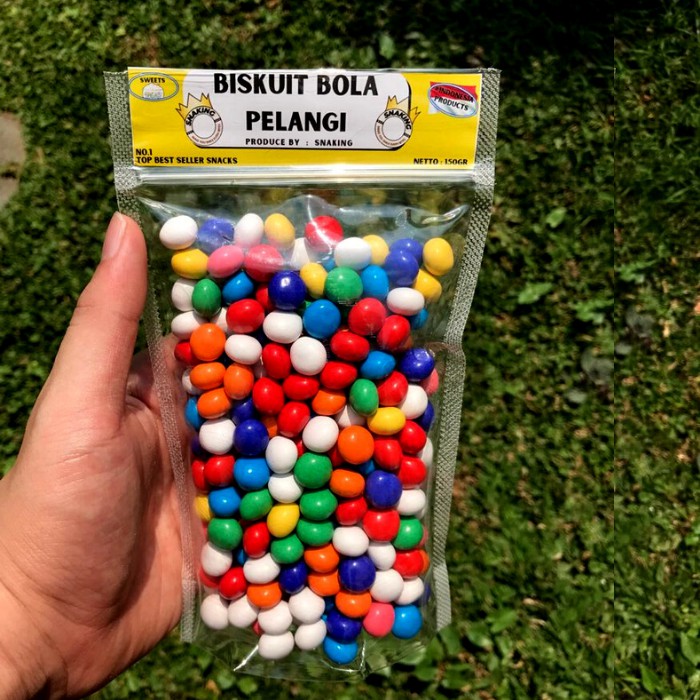 

BISKUIT BOLA PELANGI ALA SNAKING Netto 150gr