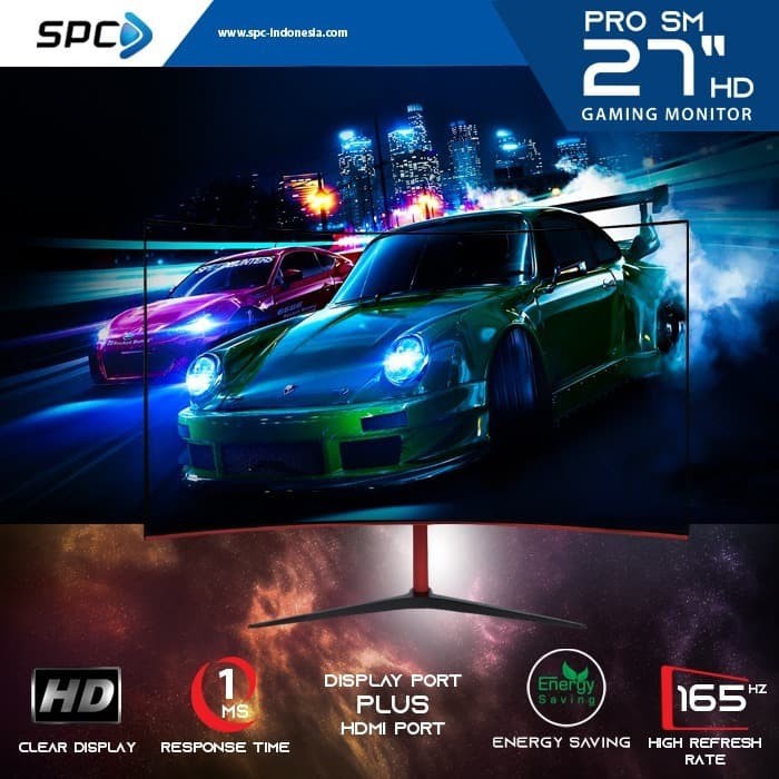 Jual SPC LED PRO SM 27HD Gaming Monitor 27" Inch SM27HD Indonesia