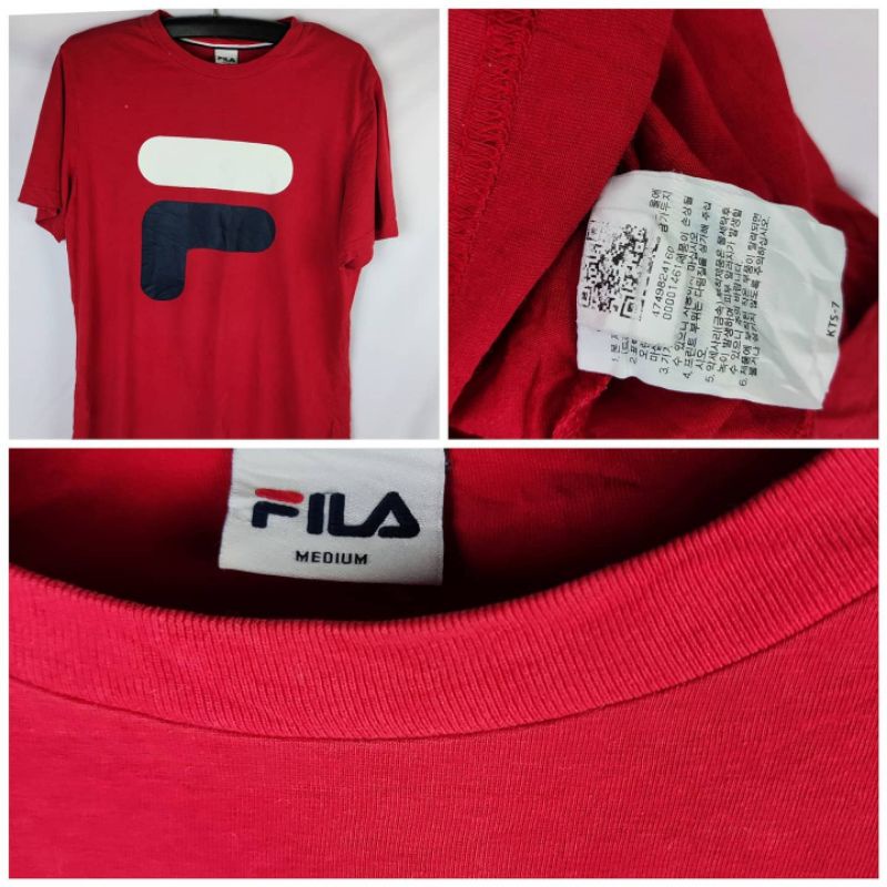 Kaos Cewek FILA Big Logo Original