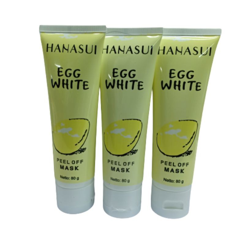 MASKER WAJAH EEG WHITE HANASUI // MASKER TELUR