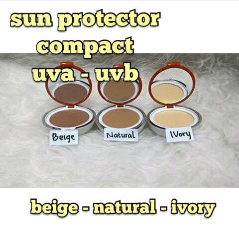 SUN PROTECTOR COMPACT UVA UVB - MEDIBLOCK PADAT