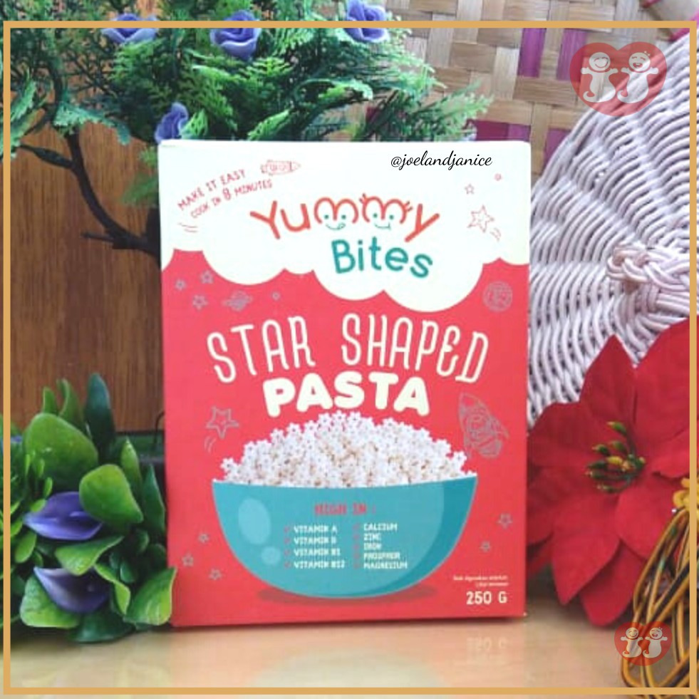 Yummy Bites Star Shaped Pasta 250g