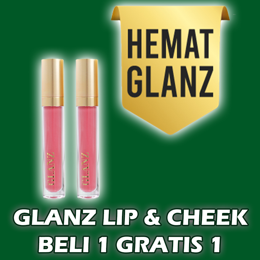 Glanz Lip and Cheek Cream Lipstik ada 8 Varian Warna Senyawa Anti Aging KK Indonesia