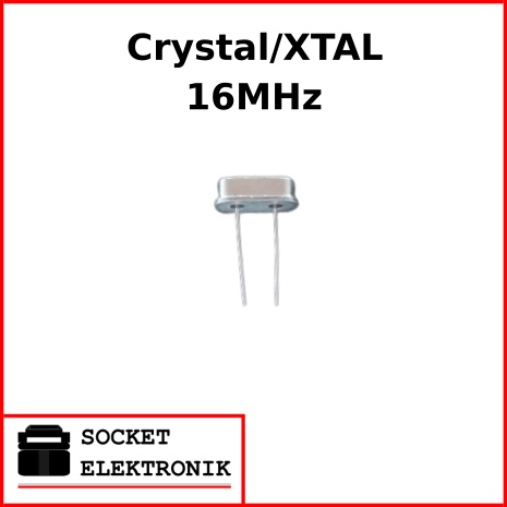 Crystal 16 MHz. XTALL 16 MHz. Kristal 16 MHz. Xtal 16 MHz