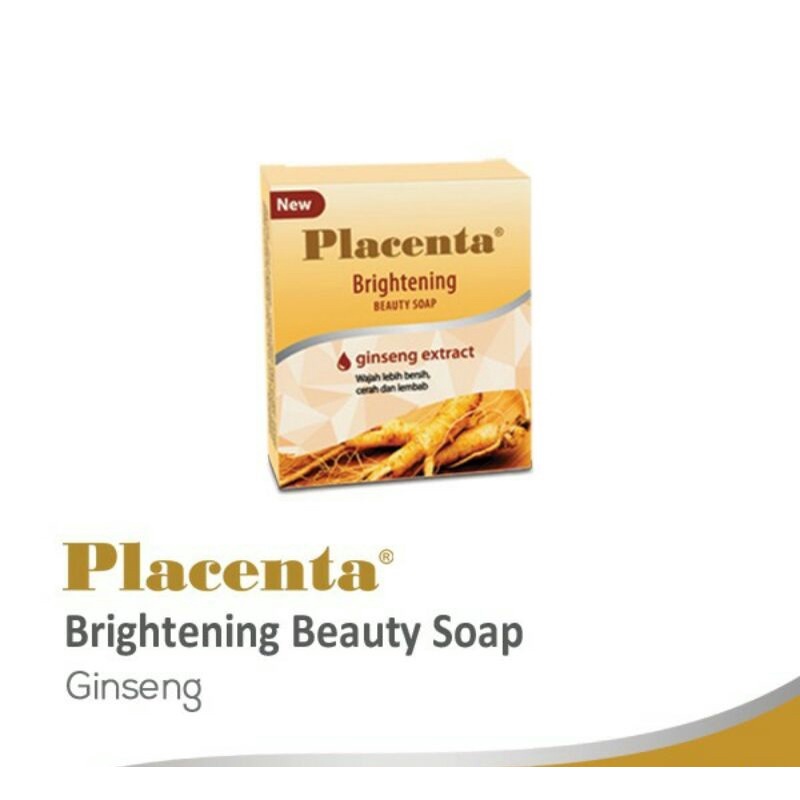 Placenta Brightening Soap 80gr