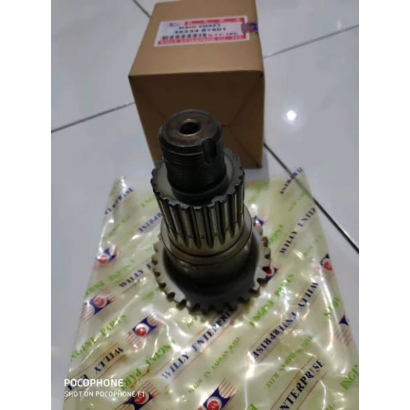 mainshaft gigi lonceng taft badak f50