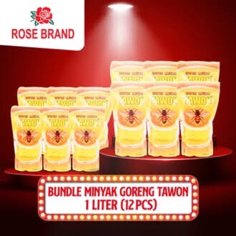 Bundle Minyak Goreng Tawon 1 Liter (1 Dus)