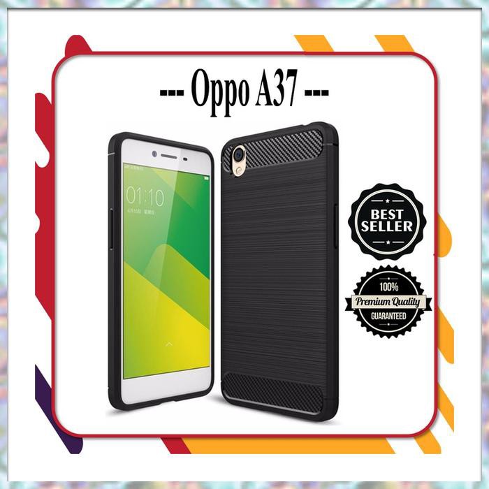 Case Oppo Neo ~ Case Oppo A37 / Oppo A37F / Oppo Neo 9 Softcase Carbon Fiber Premium Shockproof Tpu