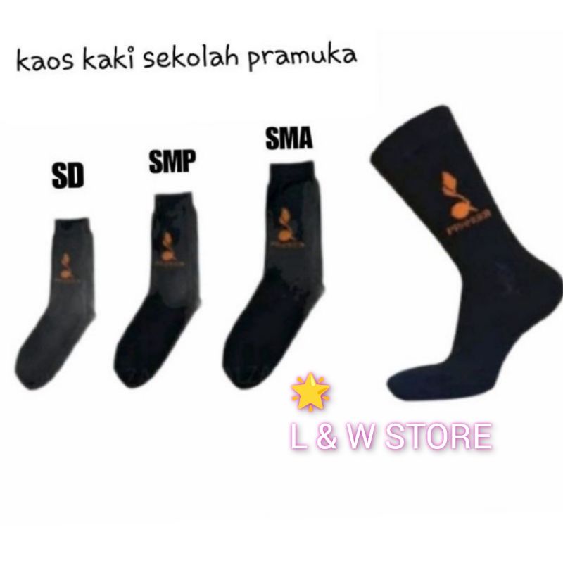 Kaos Kaki Sekolah Pramuka SD SMP SMA