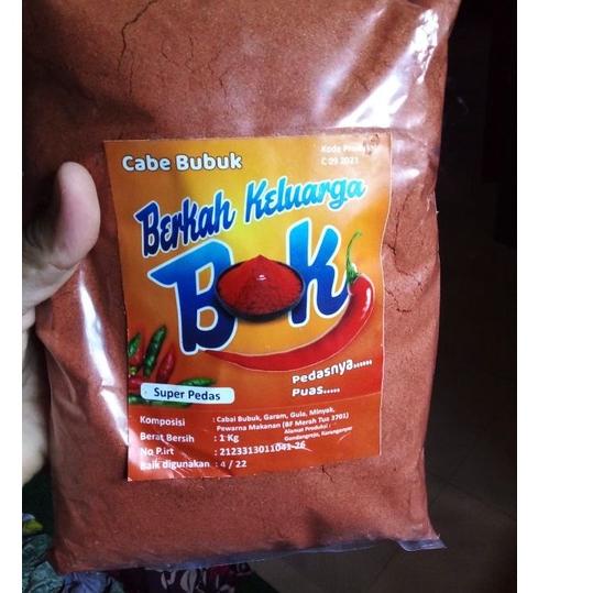 ・ CABE BUBUK SUPER PEDAS 1KG ORIGINAL CABE BUBUK PEDAS FRESH ㊊