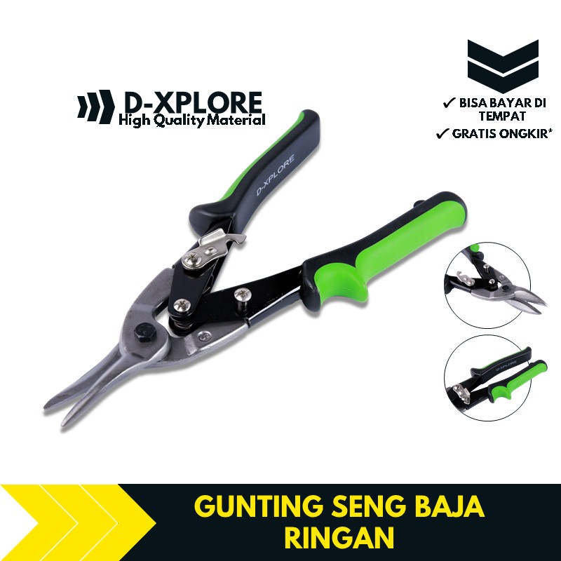 Gunting Seng Holo Baja Ringan 10 Inch D-XPLORE TBMS974