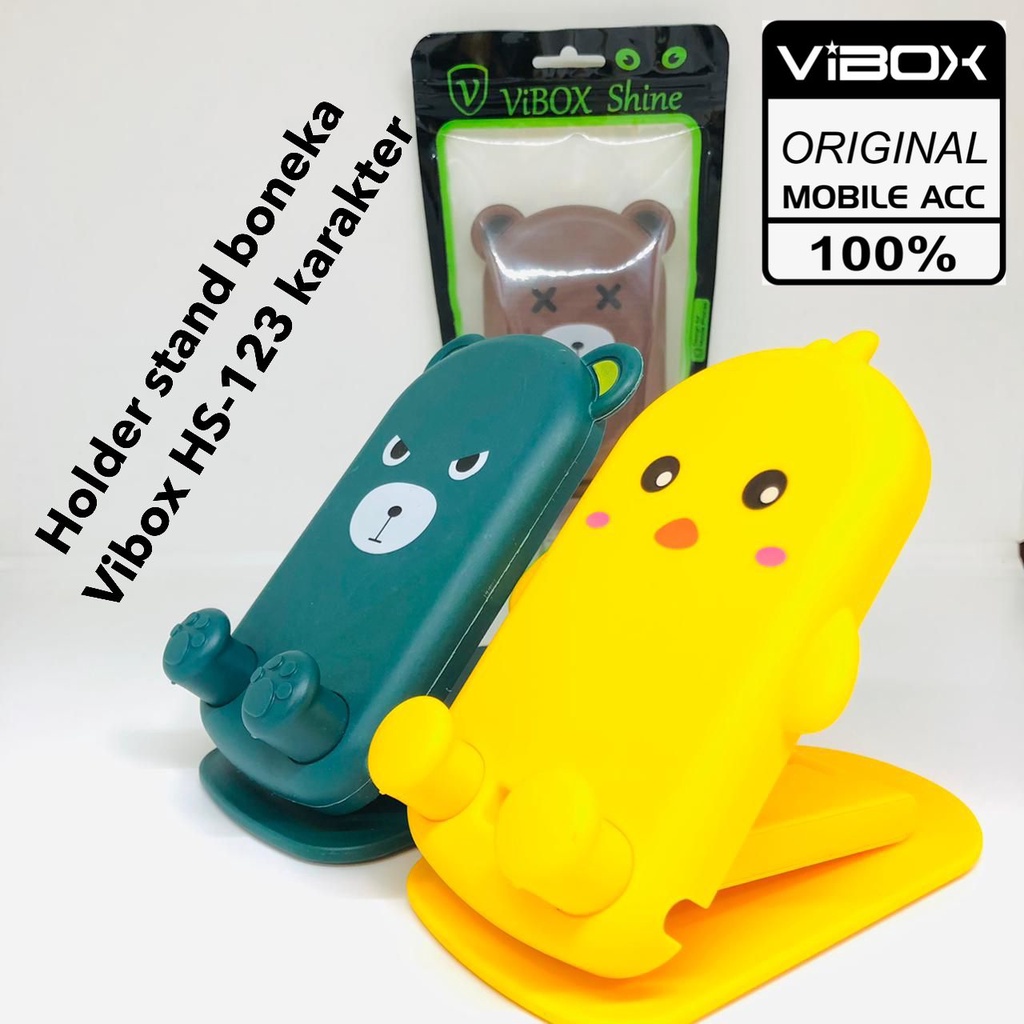 MINIGO PROMO HOLDER KARAKTER DOKIY DESKTOP STAND PHONE HOLDER DUCK BEAR CHICKENS GOOD LOOKING HOLDER HP BONEKA BEBEK BERUANG