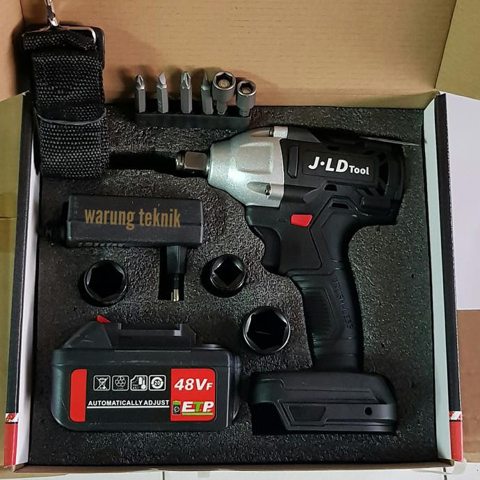 ✅Promo CORDLESS IMPACT WRENCH 1/2" 48S JLD 1 BATTERY