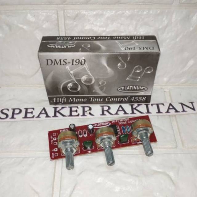 Kit HIFI Tone Control Mono 4558 DMS-190
