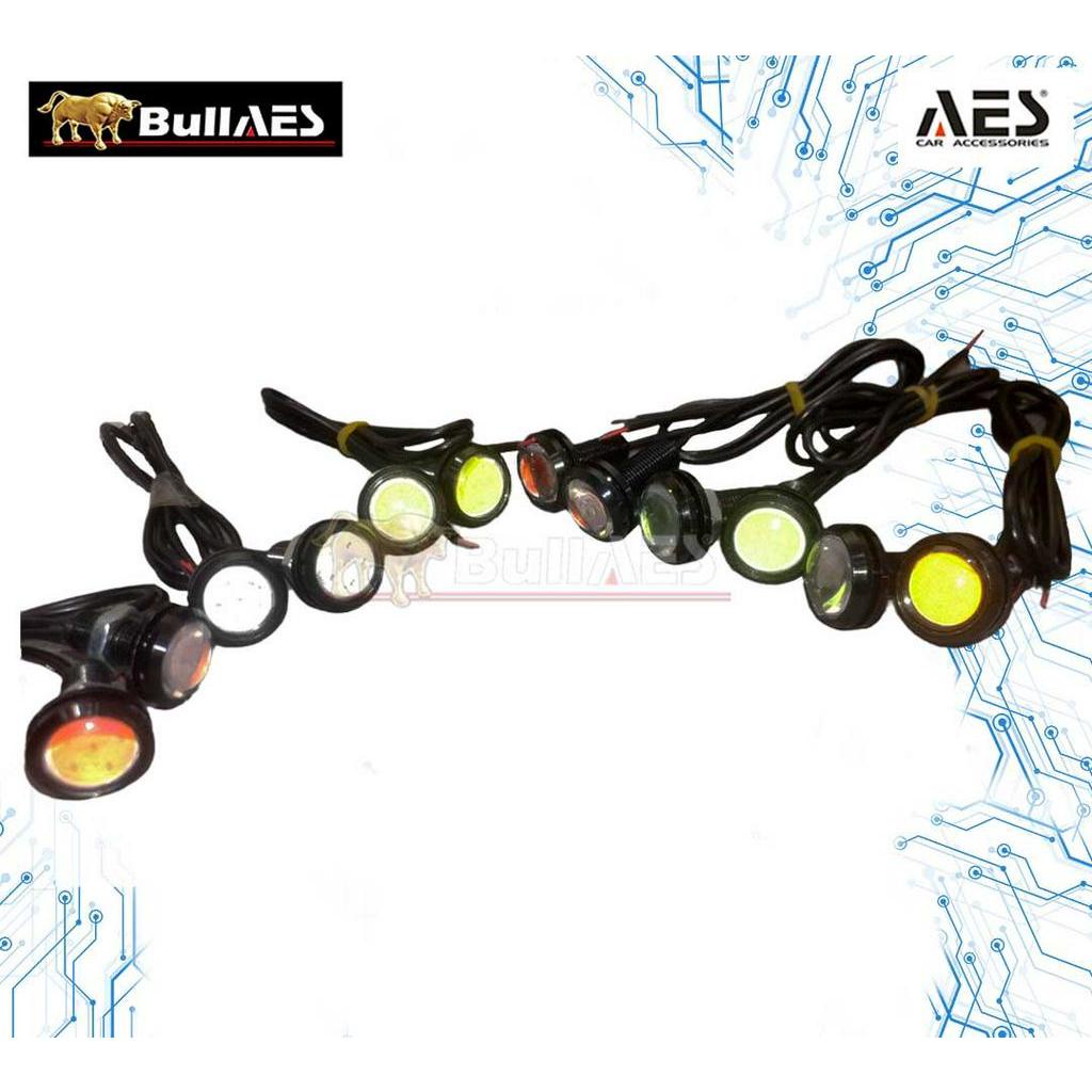 Mata Elang Cob 23 Mm HURA SuperBright Waterproof BULLAES HARGA PER 1 PCS AES-2763-AK