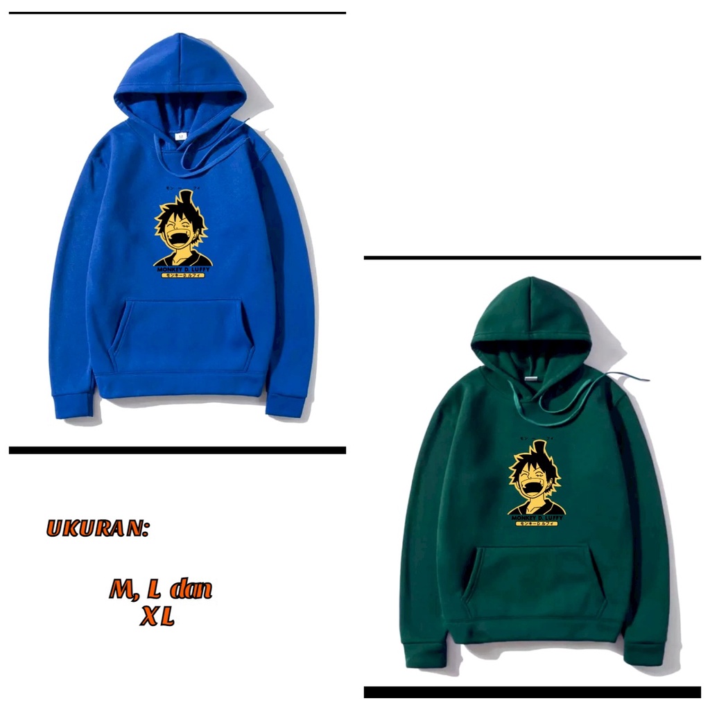 MUKZHOP - HOODIE MUGIWARA ONEPIECE / hoodie kece / motif luffy / sweater keren / distro / fashion pria / terbaru / termurah