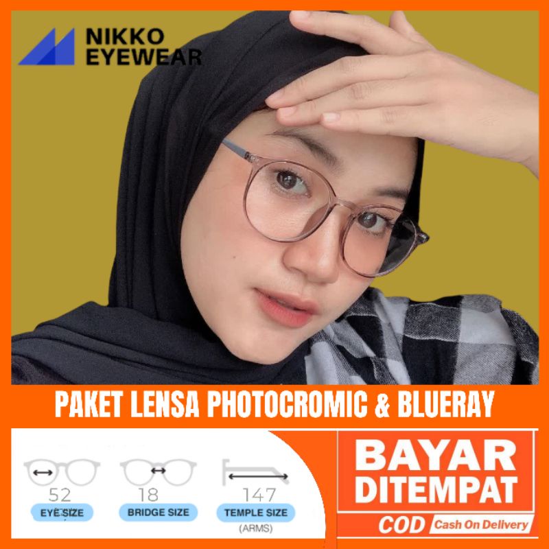 Frame Kacamata 21261, Gratis Lensa Minus