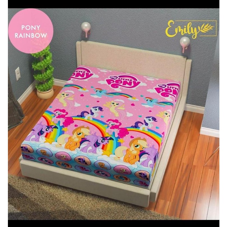 Sprei Waterproof Motif Anti Air-RAINBOW PONY