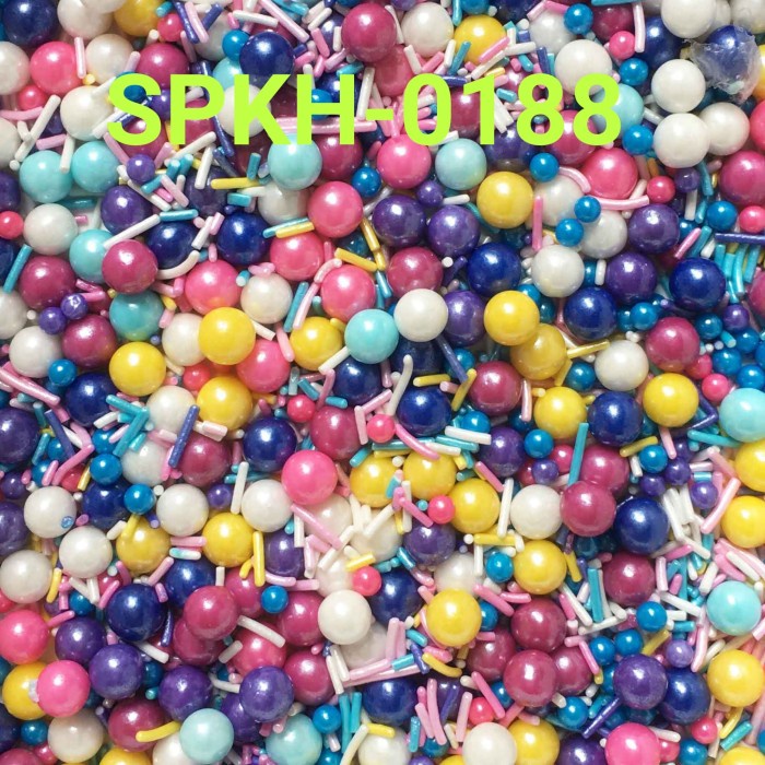 

SPKH-0188 SPRINKLES SPRINKLE SPRINGKEL 500GR MUTIARA WARNA WARNI BEST SELLER