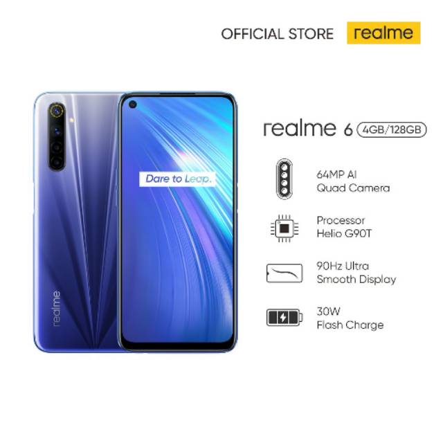 Hp Realmi 6 Ram 4 128 Shopee Indonesia