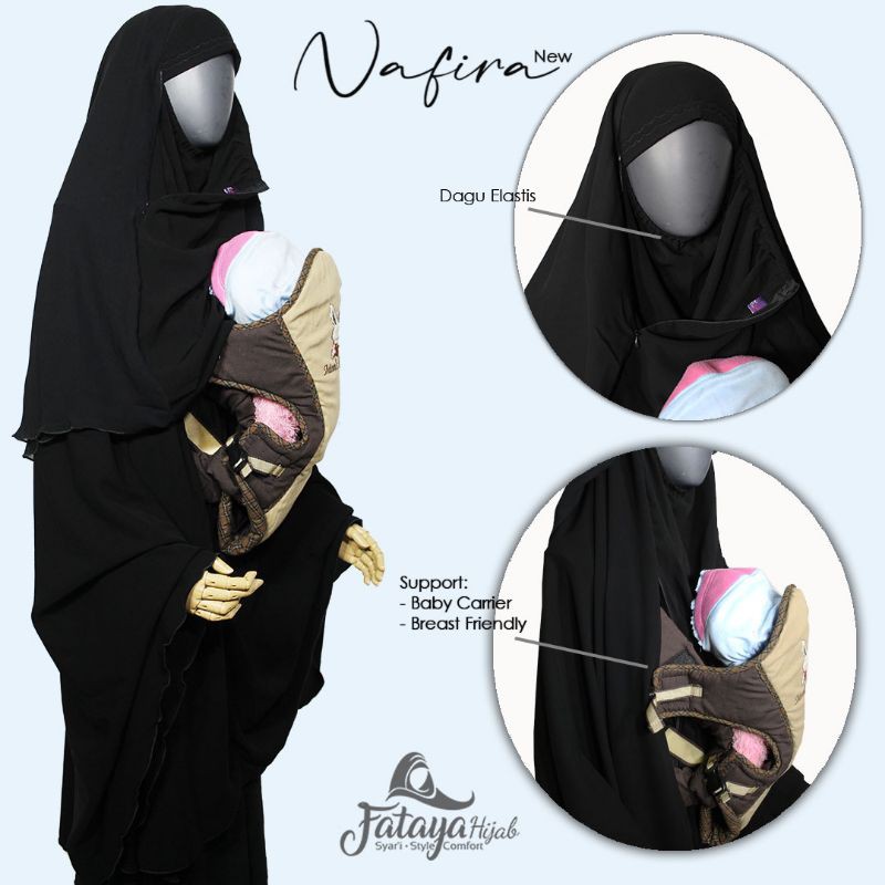 Fataya Hijab Nafira Khimar Safar elastic chin