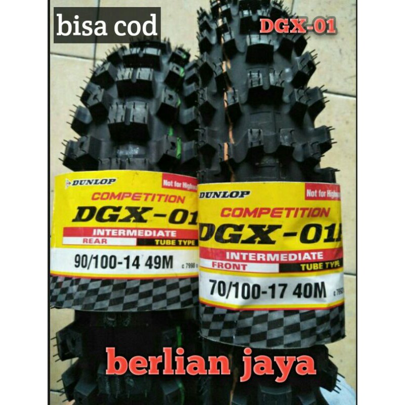 ban cross/trail velg ring 14 dan 17 dunlop DGX 01 competisi