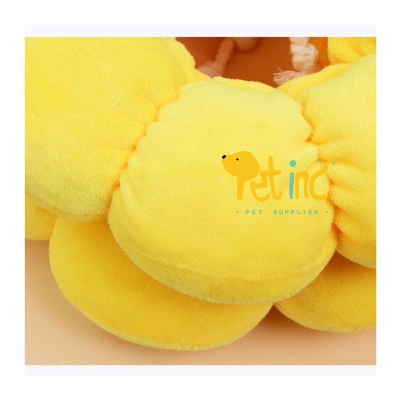 Sunflower pillow anti licking cone