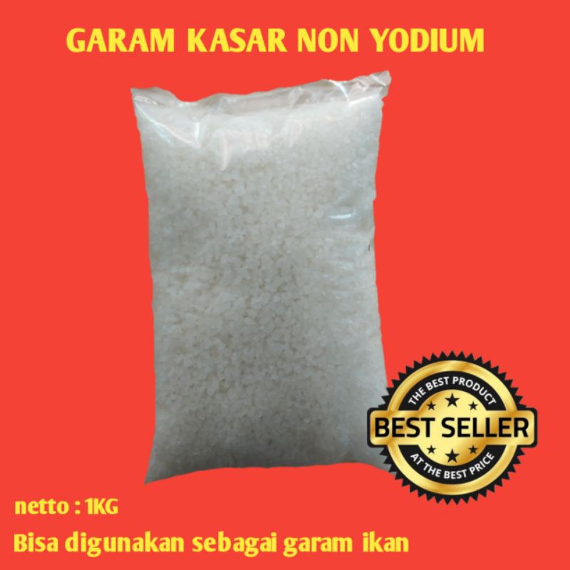 

Garam Kasar / Garam krosok / 1KG / Garam Laut/ Garam Ikan