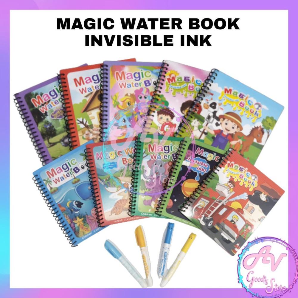 

((BISA COD)) buku mewarnai / buku mewarnai ajaib / buku mewarnai doodle / magic water book