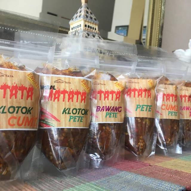 

Sambal matata instan klothok cumi